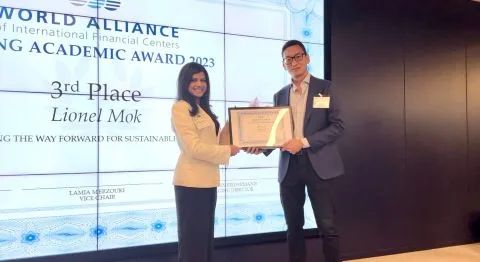 Third place: Lionel Mok